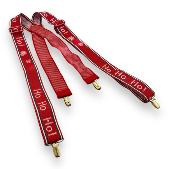 Ho Ho Ho adult size suspenders - Picture 1 of 2